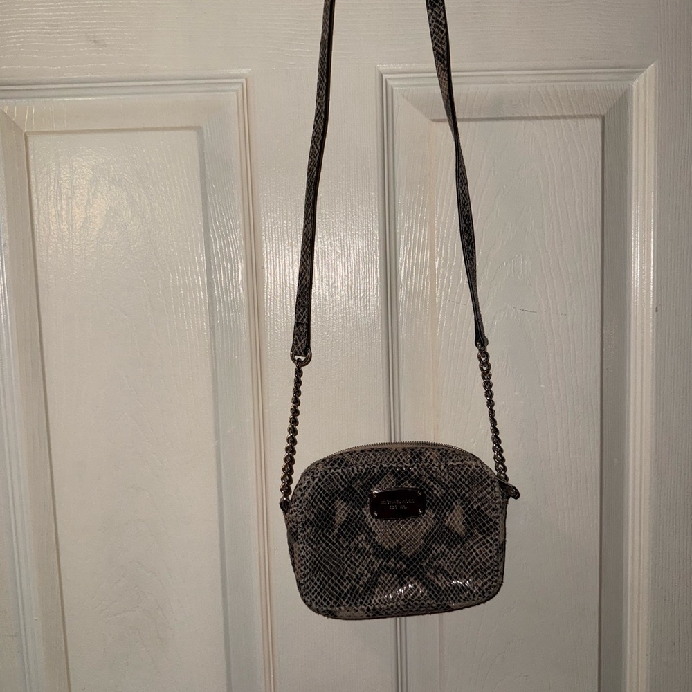 Michael Kors Snake Print Crossbody Bag